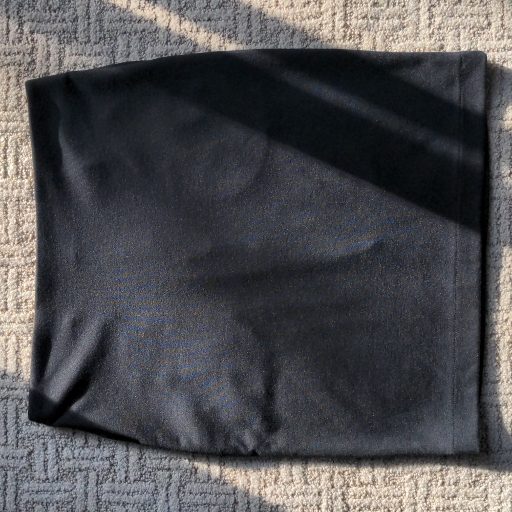 Black stretch knee length skirt, 6